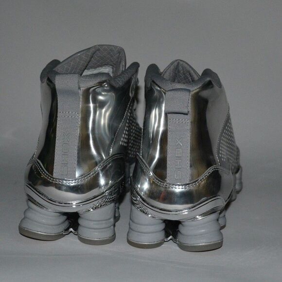 Nike Shox TLX Mid SP Flywire Shoes Men Size 13 Silver Chrome Sneakers 677737 003 main image 6